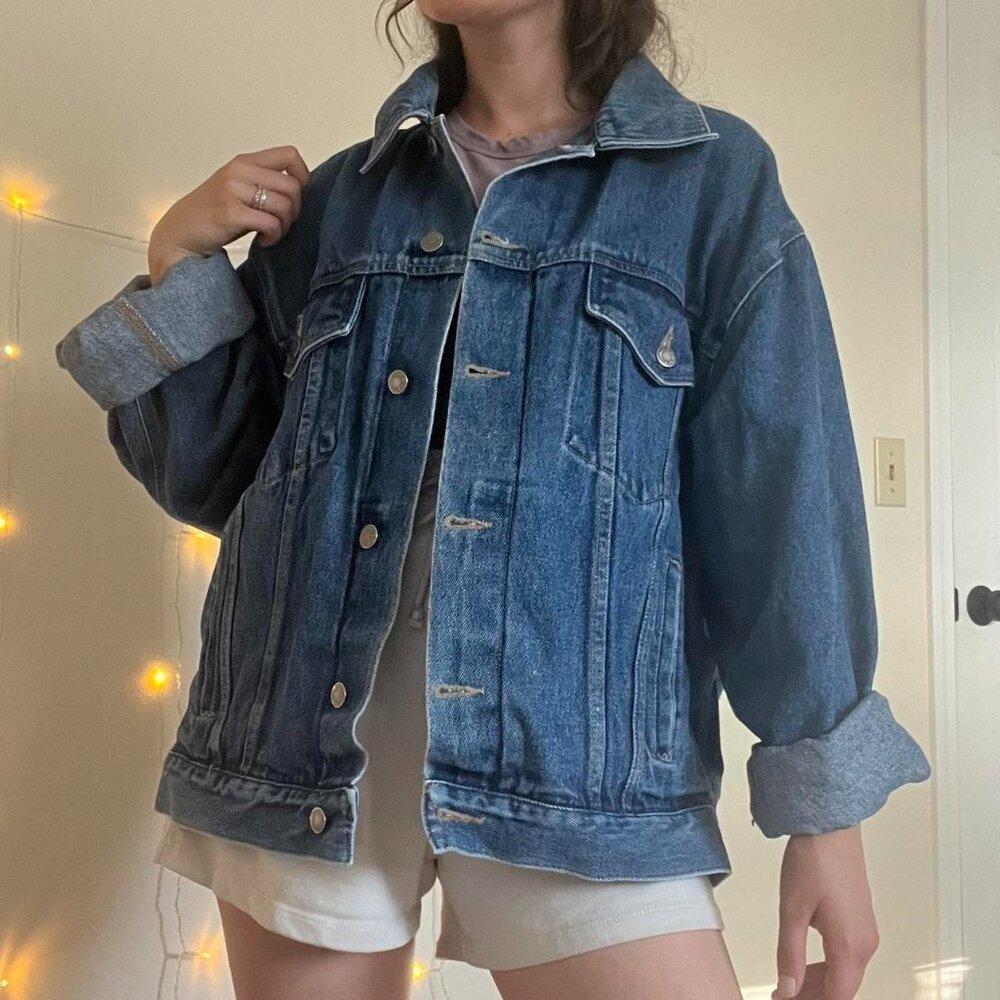 Vintage Wrangler Hero denim dark wash jacket